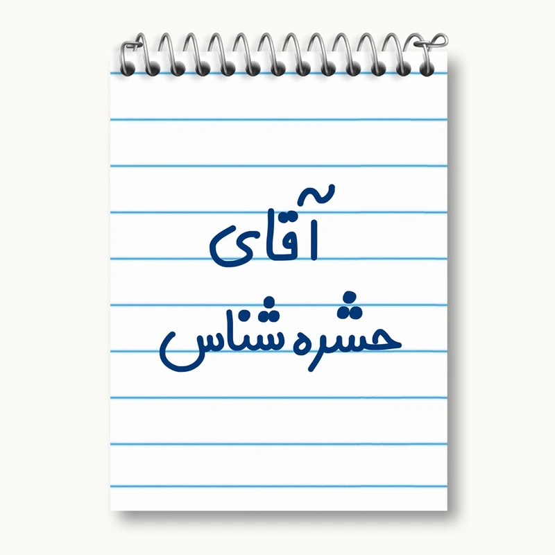 دفتر یادداشت 50 برگ خندالو مدل آقای حشره شناس کد 7755