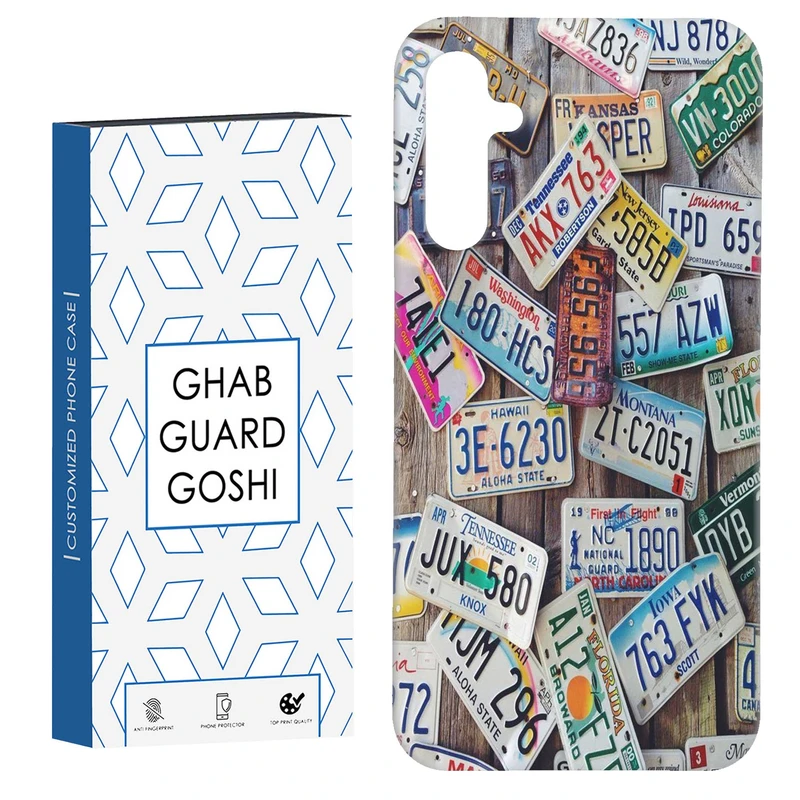 کاور قاب گارد گوشی طرح پلاک کد Dimo-765 مناسب برای گوشی موبایل سامسونگ Galaxy A54