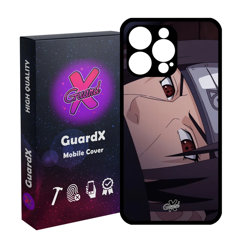 کاور گارد ایکس طرح Itachi Anime مدل Glass10475 مناسب برای گوشی موبایل اپل iPhone 15 Pro Max