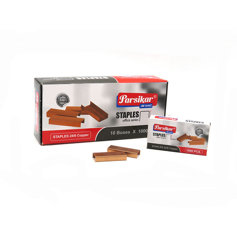 سوزن منگنه پارسیکار کد JM1246C سایز 24.6 بسته 1000 عددی