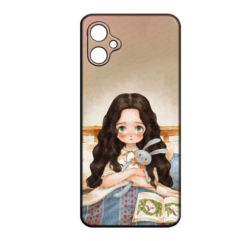 کاور طرح دخترانه کد 227 مناسب برای گوشی موبایل سامسونگ Galaxy A06