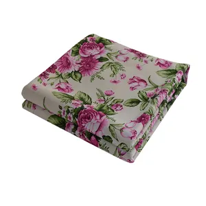 روکش لحاف طرح ژیرورا یک نفره سایز 220x190 سانتی متر