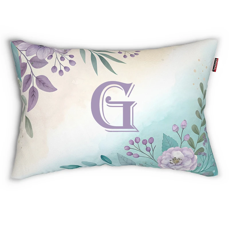 روبالشی پادآفرین مدل گل حرف G کد3