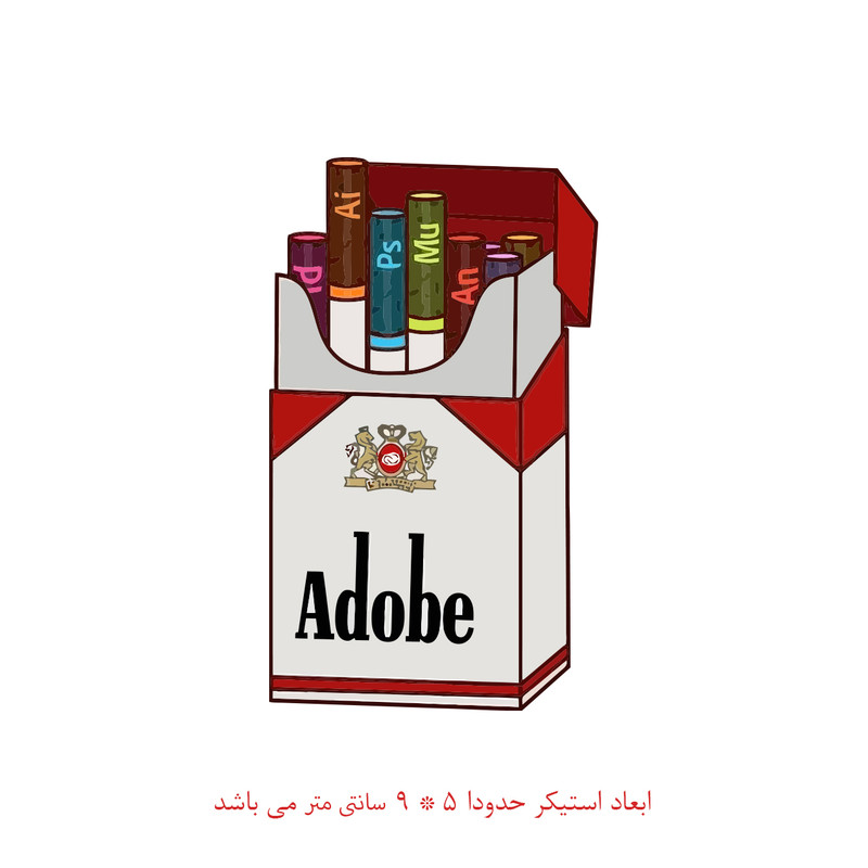 استیکر لپ تاپ کد 1993
