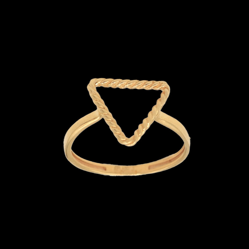 انگشتر طلا 18 عیار زنانه ناریا مدل  ELARIS کد AB-21-10  سایز 52