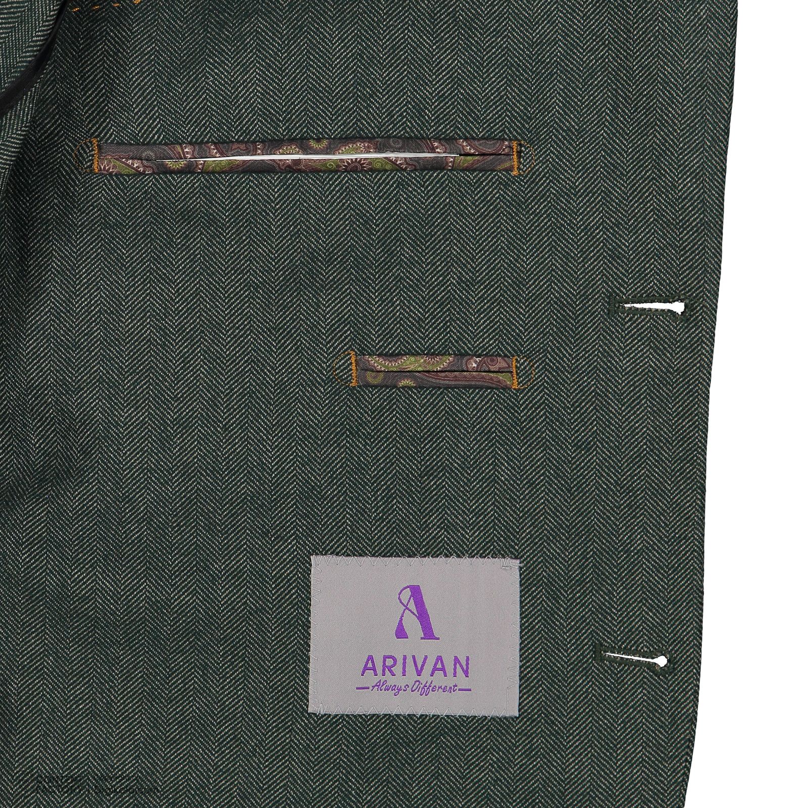 کت تک مردانه آریوان مدل جناغی کد B033 - - 7