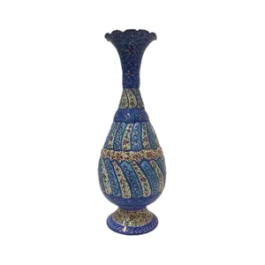 گلدان میناکاری مدل موشکی کد 12