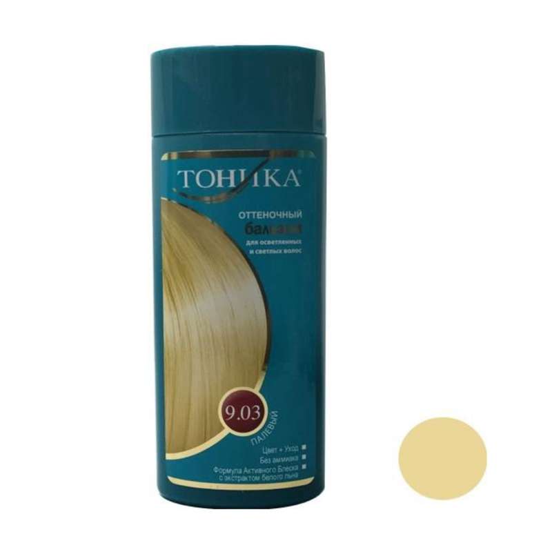 شامپو رنگ مو تونیکا شماره 9.03 حجم 150 میلی لیتر رنگ طلایی گندمی کمرنگ