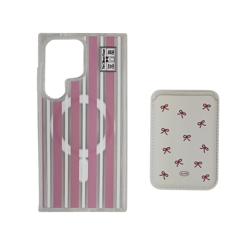 کاور مدل ویکتوریا مناسب برای گوشی موبایل سامسونگ Galaxy S23 Ultra به همراه کیف