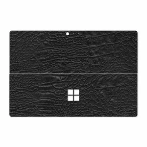 MAHOOT Black-Crocodile-Leather Cover Sticker for Microsoft Surface Pro 4 2015