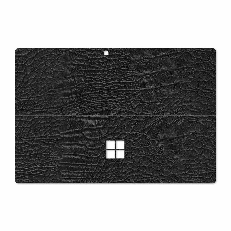 برچسب پوششی ماهوت مدل Black-Crocodile-Leather مناسب برای تبلت مایکروسافت Surface Pro 4 2015
