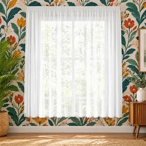 پرده تیکو دکو مدل حریر کلاسیک 7160 سایز 160x295 سانتی‌متر