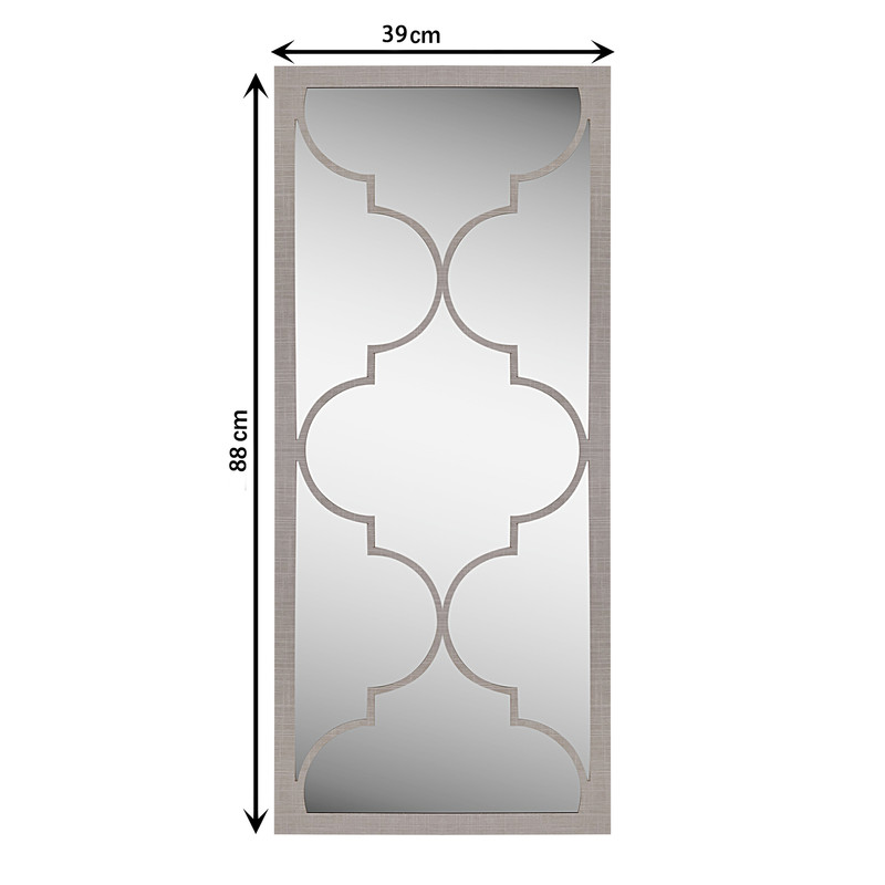 آینه سرویس بهداشتی الف مدل نیم قد همراز