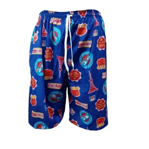 شلوارک مردانه مدل برج رنگ آبی