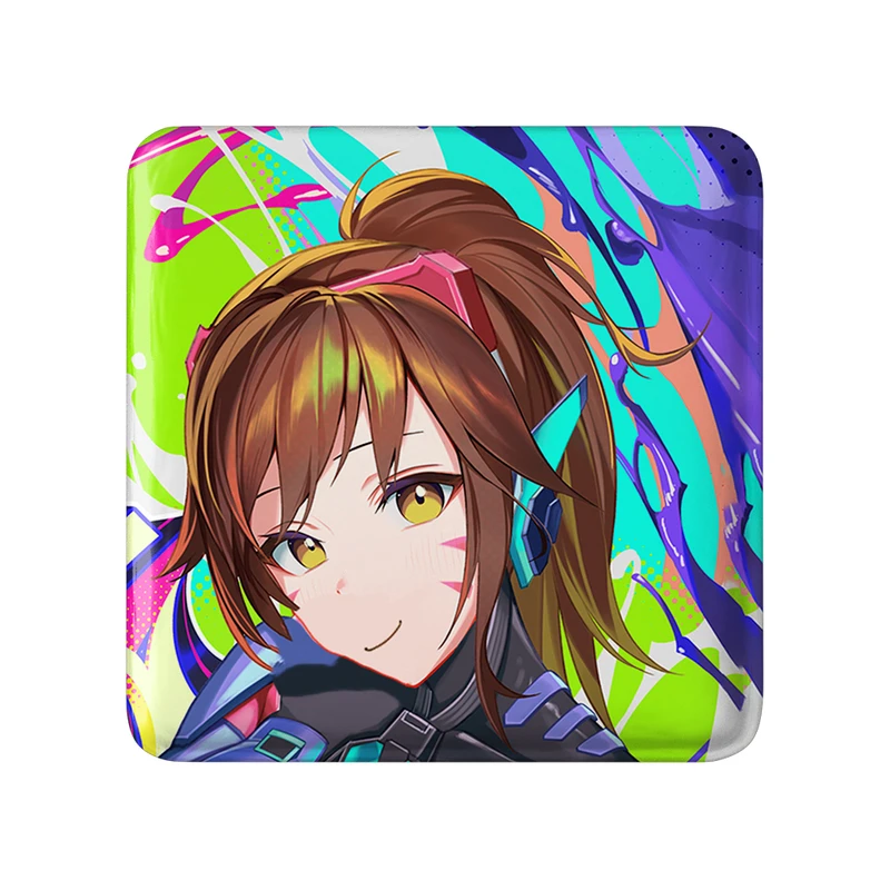 مگنت خندالو طرح بازی اورواچ (Overwatch) مدل مربعی کد 31621