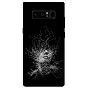 Megafone Face Sketch 7423 Cover For Samsung Galaxy Note 8