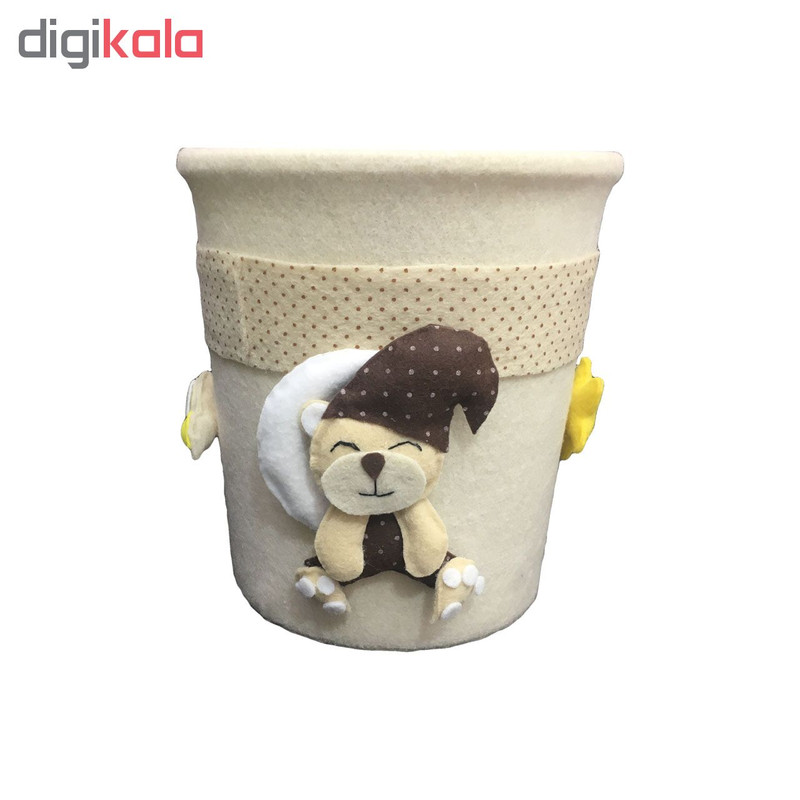 ست سطل و جادستمال کاغذی اتاق کودک طرح خرس تدی