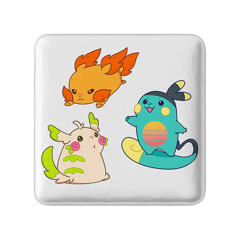 پیکسل خندالو طرح بازی پوکمون pokemon مدل مربعی کد 32700