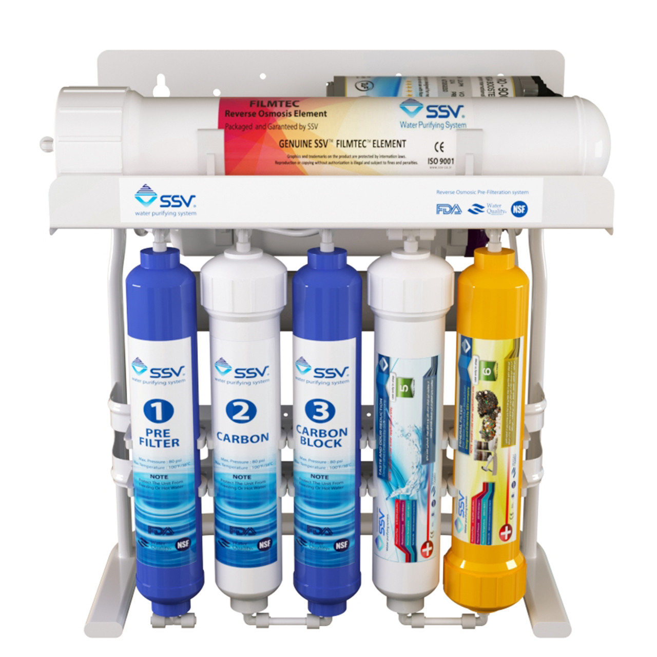 دستگاه تصفیه آب اس اس وی مدل PureLine 2W X910 به همراه شیر تصفیه آب کد 03 دستگاه تصفیه آب اس اس وی مدل PureLine 2W X910 به همراه شیر تصفیه آب کد 03