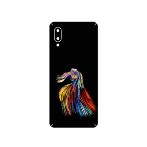 MAHOOT Rainbow Hair Digital Art Cover Sticker for Samsung Galaxy A02