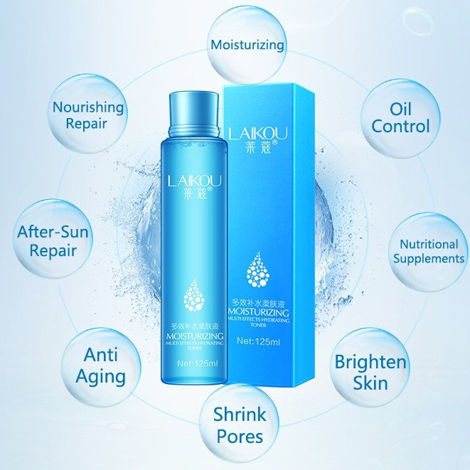 تونر پاک کننده صورت لایکو مدل هیالورنیک اسید حجم 125 میلی لیتر