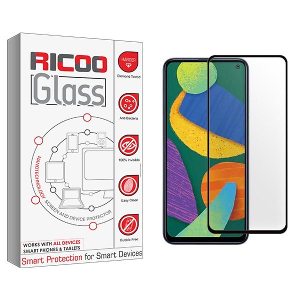 محافظ صفحه نمایش شیشه ای ریکو مدل RiC2 مناسب برای گوشی موبایل سامسونگ Galaxy F52 5G