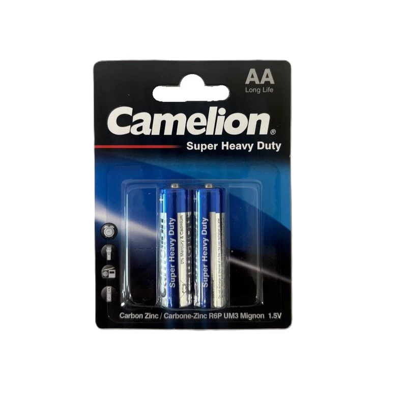 باتری قلمی کملیون مدل Super Heavy Duty بسته دو عدد