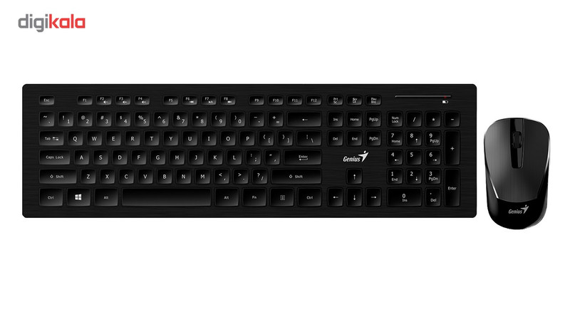 کیبورد و ماوس بی سیم جنیوس مدل Slimstar 8008 1