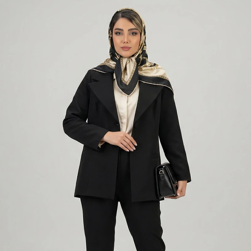 مانتو کتی زنانه السانا مدل شیده کد 178801