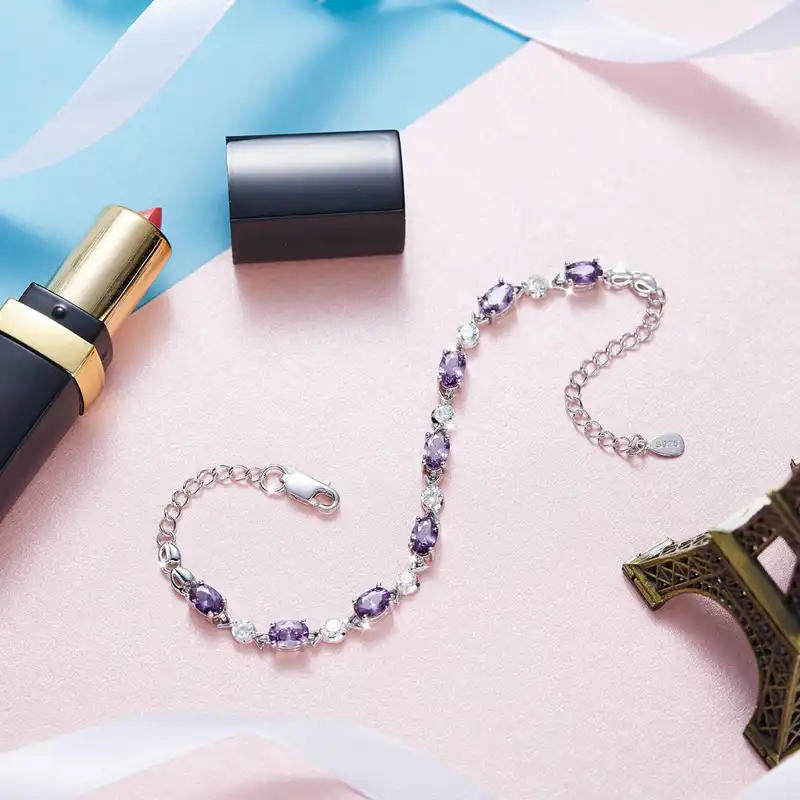 دستبند نقره زنانه شهر جواهر مدل SJ-CB006