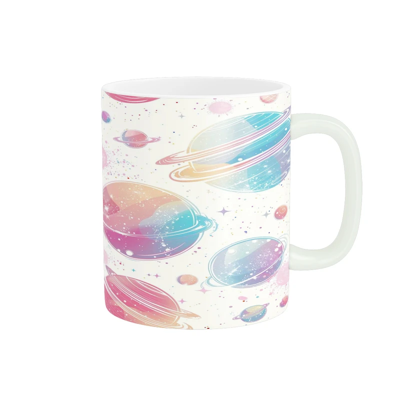 ماگ پادآفرین مدل فانتزی طرح کهکشان کد p10017