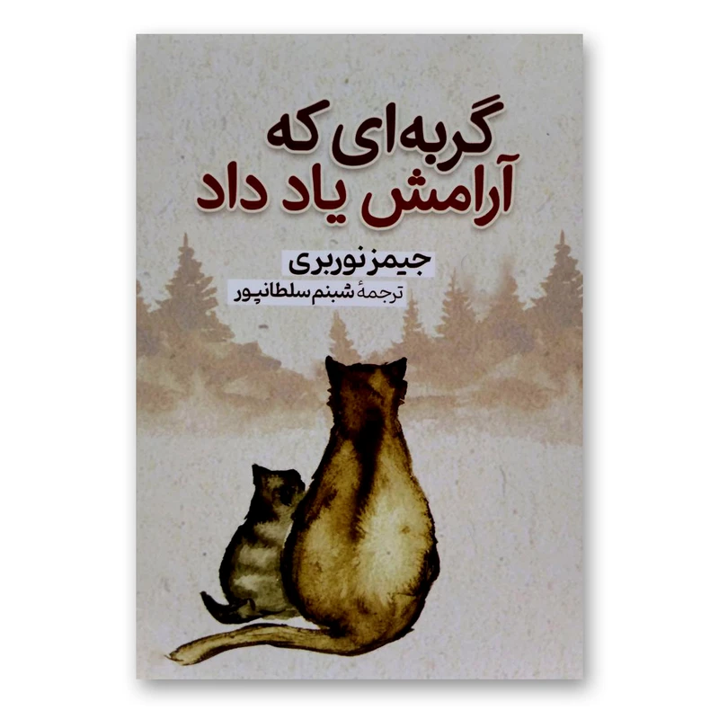کتاب گربه ای که آرامش یاد داد اثر جیمز نوربری نشر آزرمیدخت