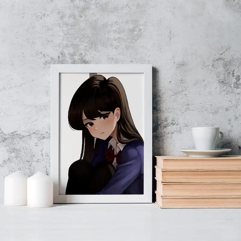 تابلو خندالو مدل انیمه کومی سان کد 16107