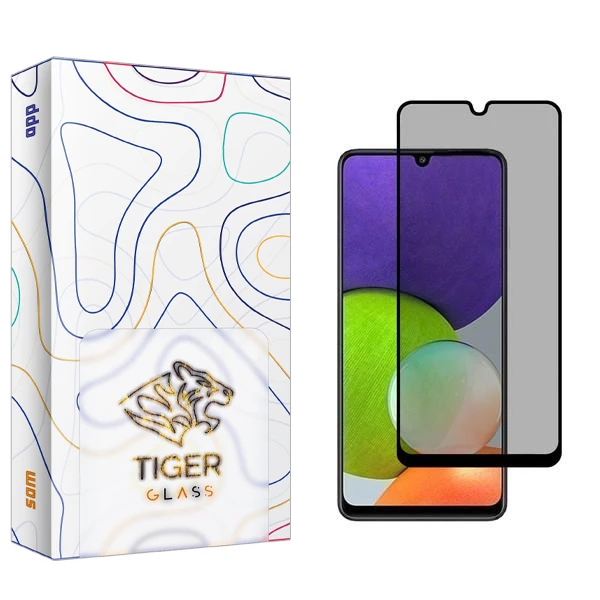 محافظ صفحه نمایش حریم شخصی تایگر گلس مدل SAM2 مناسب برای گوشی موبایل سامسونگ Galaxy A22 4G