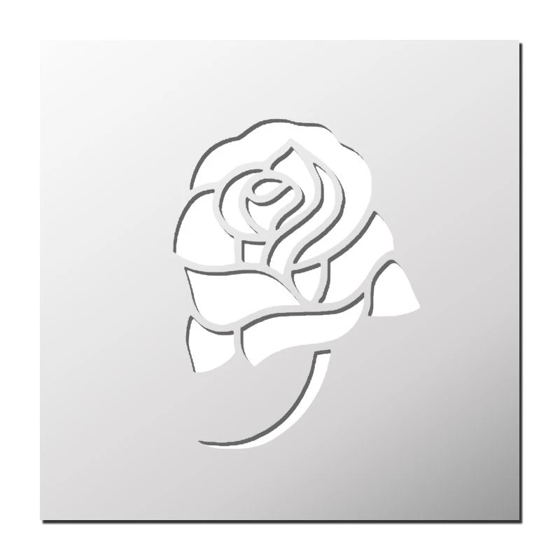 شابلون دکو رستا مدل گل کد S269