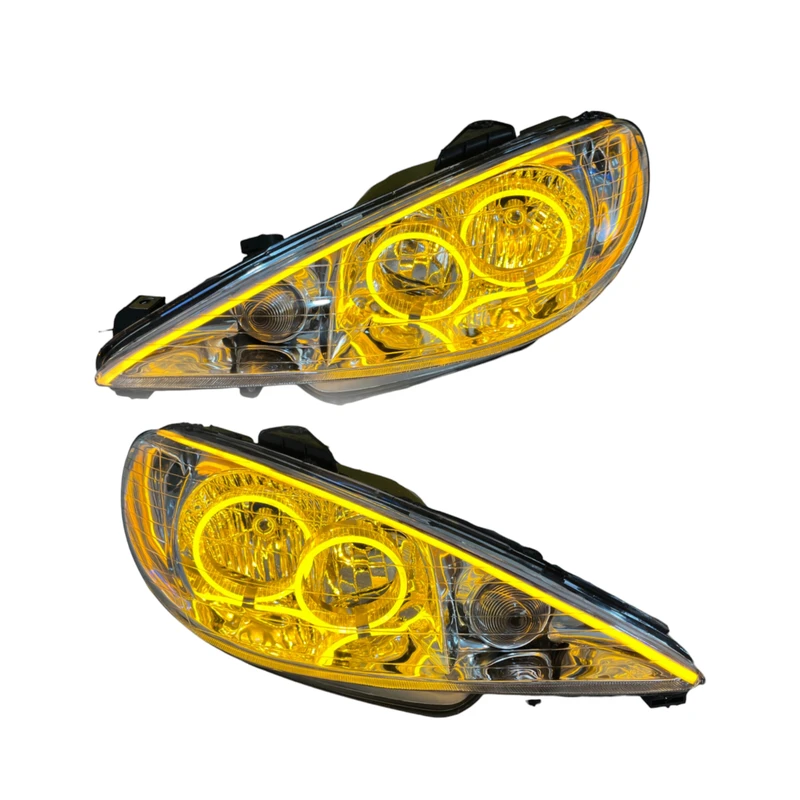 چراغ جلو خودرو مدل انگیری G مناسب برای 206 بسته 2 عددی