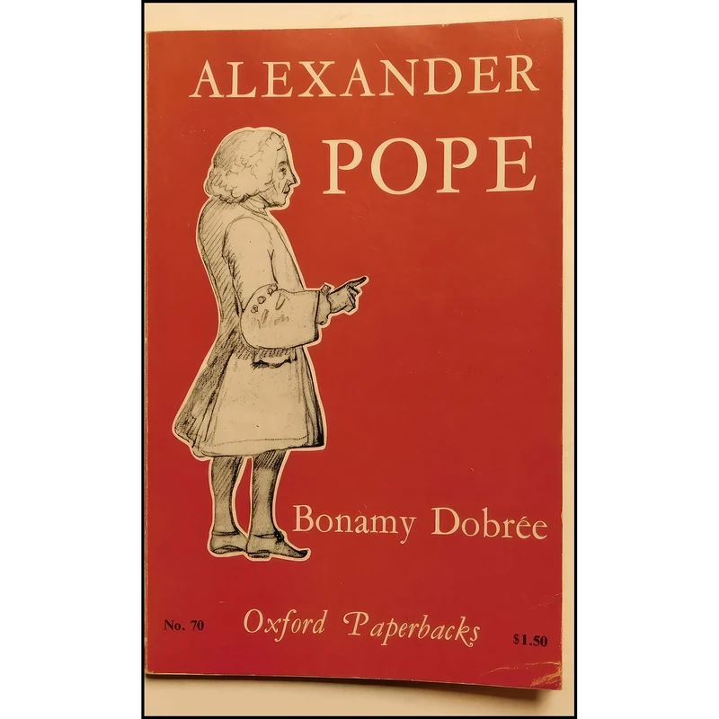 کتاب Alexander Pope  اثر Bonamy Dobree انتشارات Oxford University Press