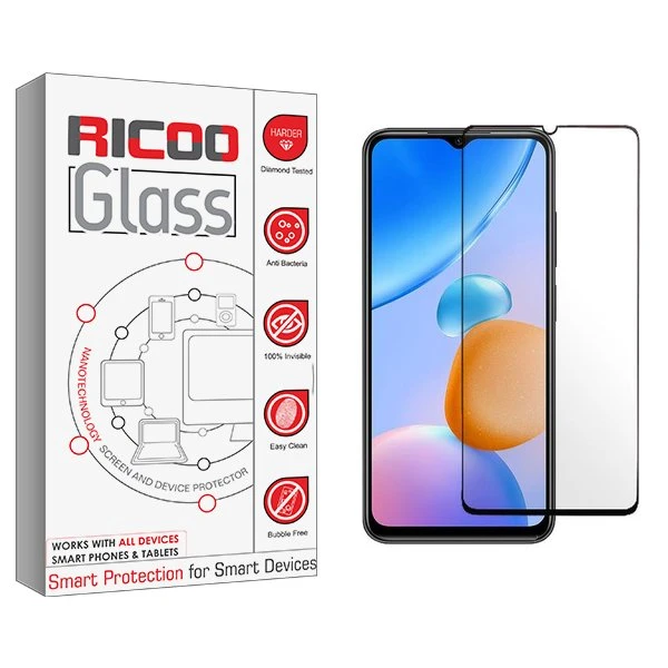 محافظ صفحه نمایش شیشه ای ریکو مدل RiC2 مناسب برای گوشی موبایل شیائومی Redmi 10 5G