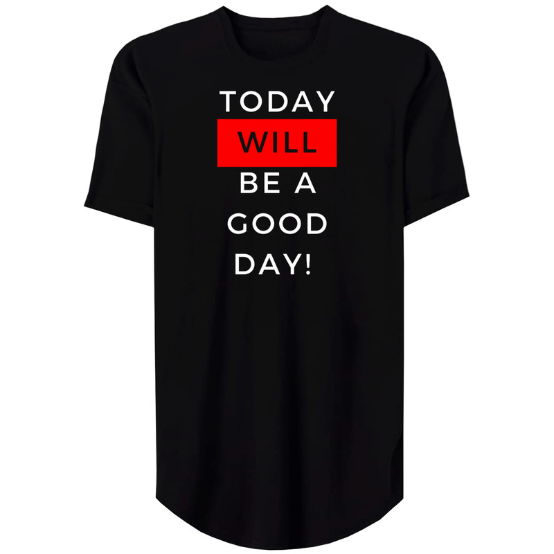 تی شرت لانگ زنانه مدل Good Day کد MH68