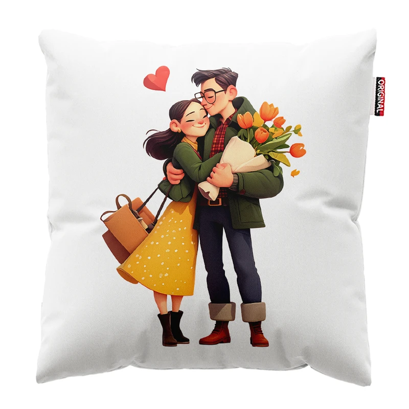 کوسن پاد آفرین مدل عشق همسر کد PK301775 سایز 30*30 سانتی متر