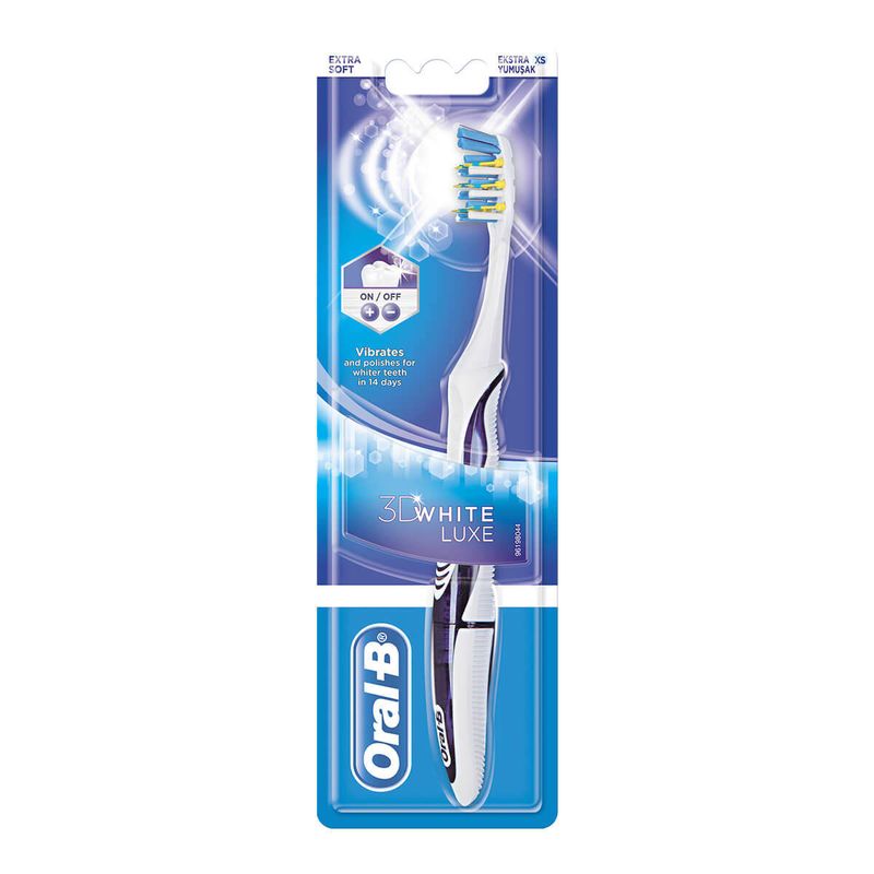 مسواک اورال-بی مدل Pulsar 3D White Luxe با برس خیلی نرم