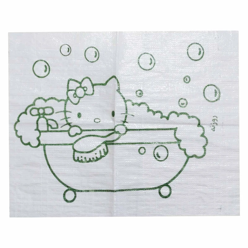 الگو فرشینه بافی روزنه طرح گربه و وان کد 39