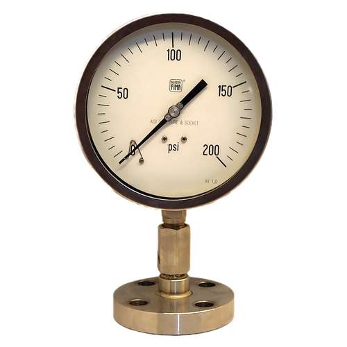 گیج فشار نووا فیما مدل 200psi-16cm-diaphragm