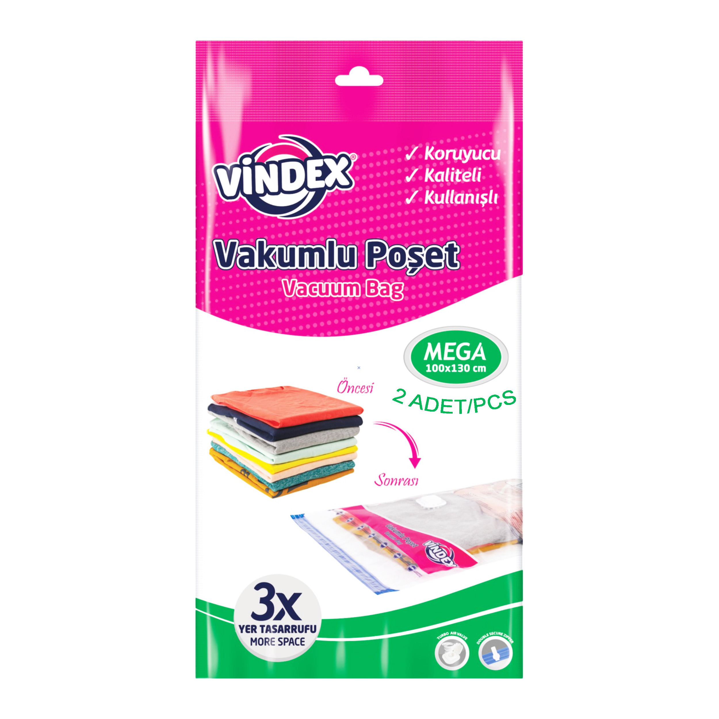 کیسه وکیوم ویندکس مدل MEGA مجموعه 2 عددی کیسه وکیوم ویندکس مدل MEGA مجموعه 2 عددی