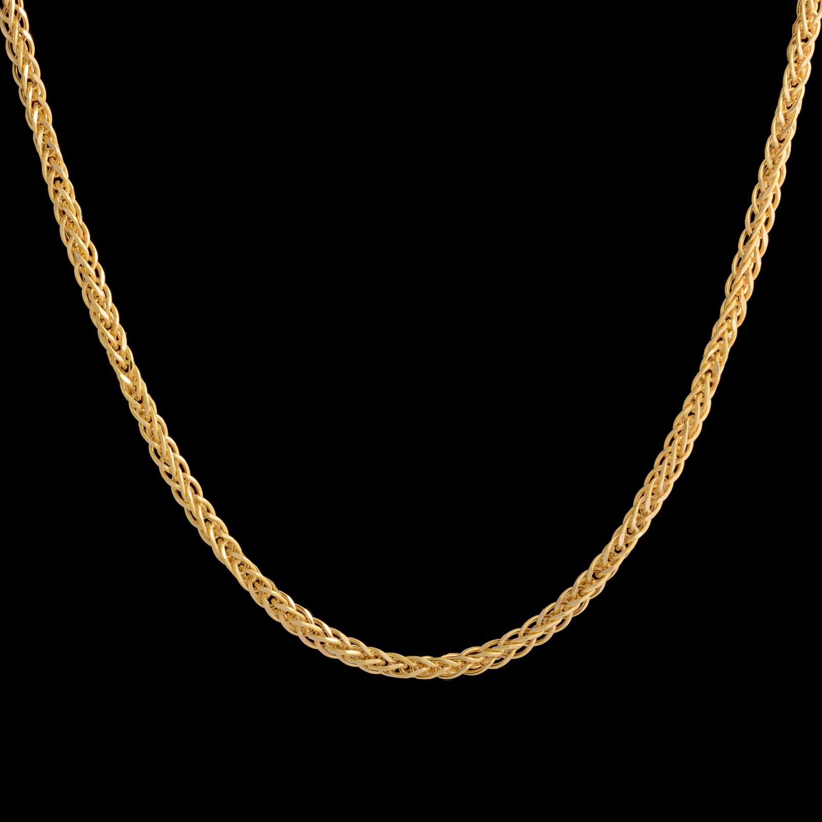 زنجیر طلا 18 عیار زنانه طلای مستجابی مدل میرو کد M45 -  - 1