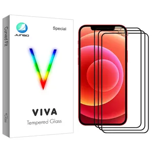 Junbo Viva Glass Screen Protector For Apple Iphone 12 Pack Of 3