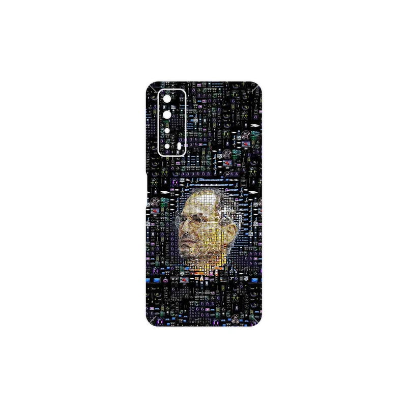 برچسب پوششی ماهوت مدل 2 Collage of Steve Jobs مناسب برای گوشی موبایل هوآوی Y7a