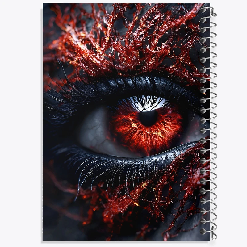 دفتر مشق 50 برگ خندالو طرح چشم کد F7808