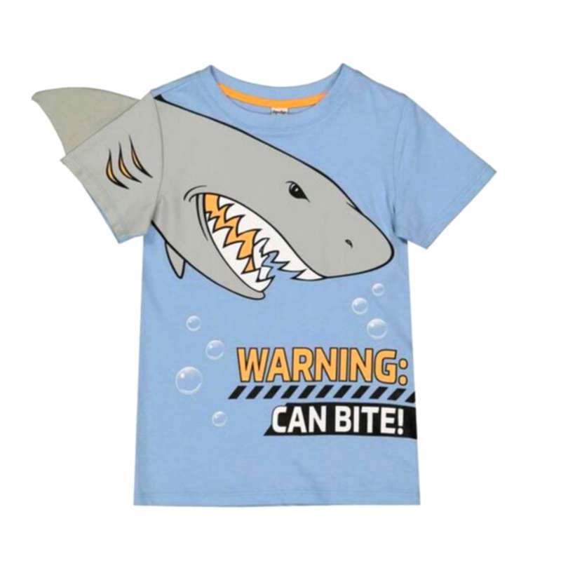 تیشرت پسرانه مدل shark