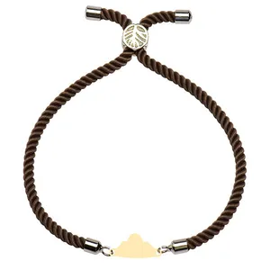 دستبند طلا 18 عیار زنانه الن نار مدل ابر ELN1758